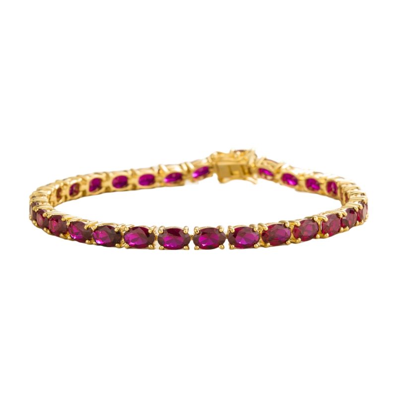 Salto Tennis Bracelet In Ruby image