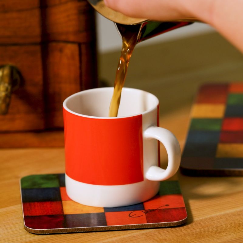 Coasters Set Of Six. Eye Catching Design From The Rainbow Range