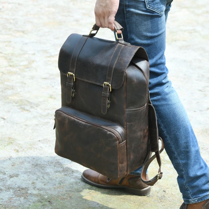 Cobain Leather Backpack image