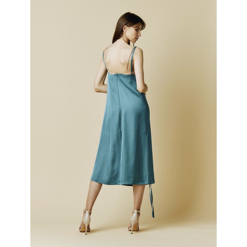 Cocktail Dress With Underneath Top And Drawstring image