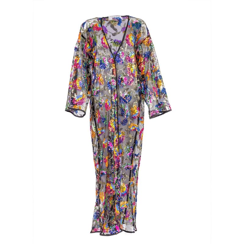 Coco-Li - Long Colours Of A Rainbow Sequin Robe | Harlow Loves Daisy