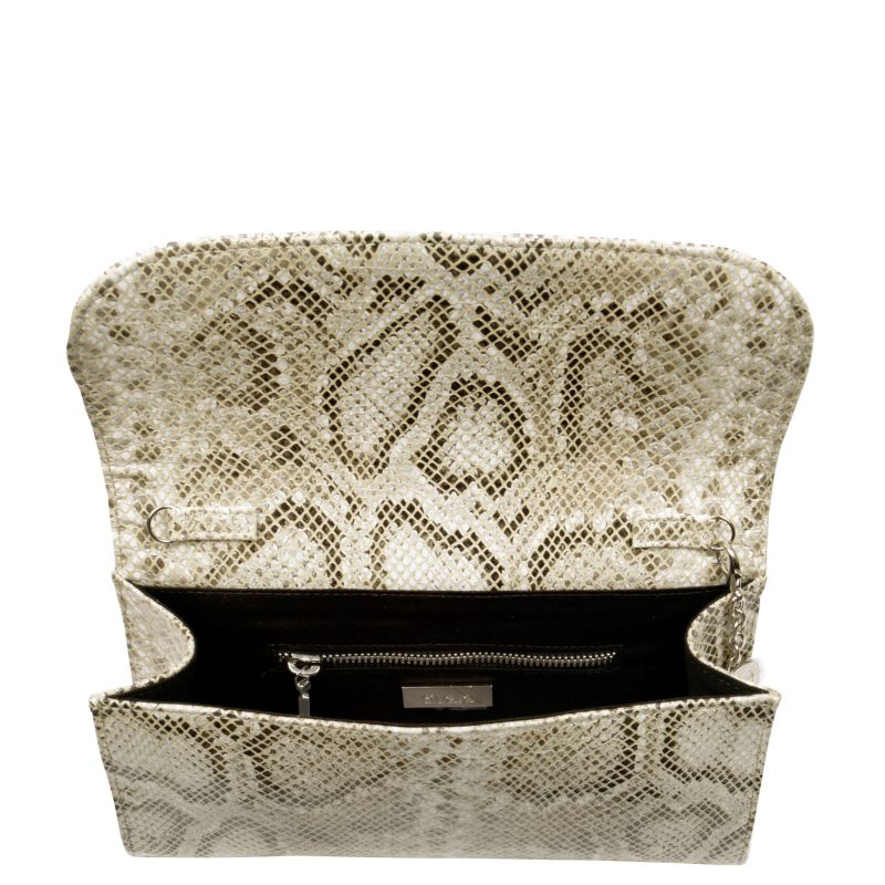 Didi Clutch - Cream Python image