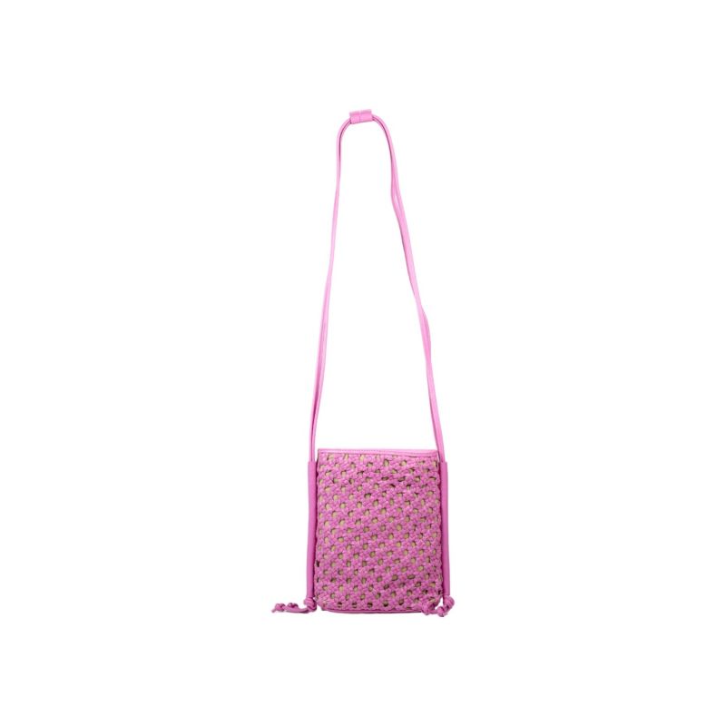 Colva Cross Body- Pink Soft Dollaro Leather image