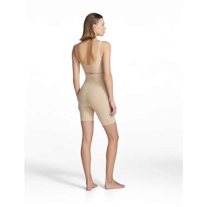 Commando Classic Control Smoothing High-Waisted Short, Beige, Commando