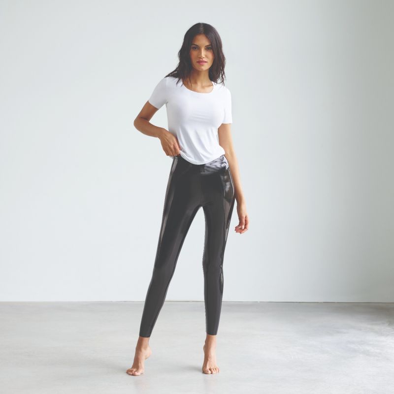 COMMANDO Faux Patent Leather Legging