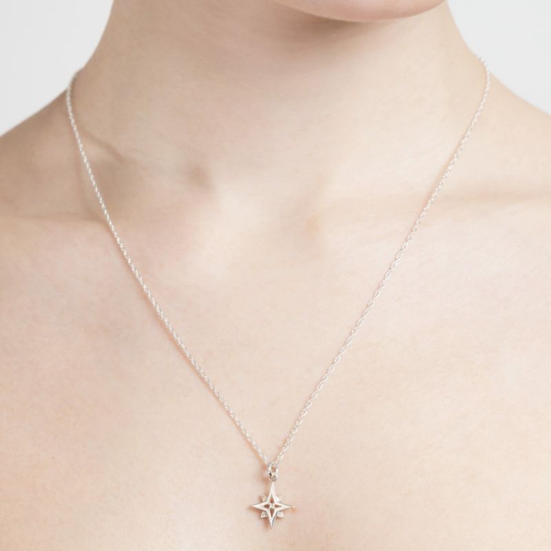 Compass Star Necklace image