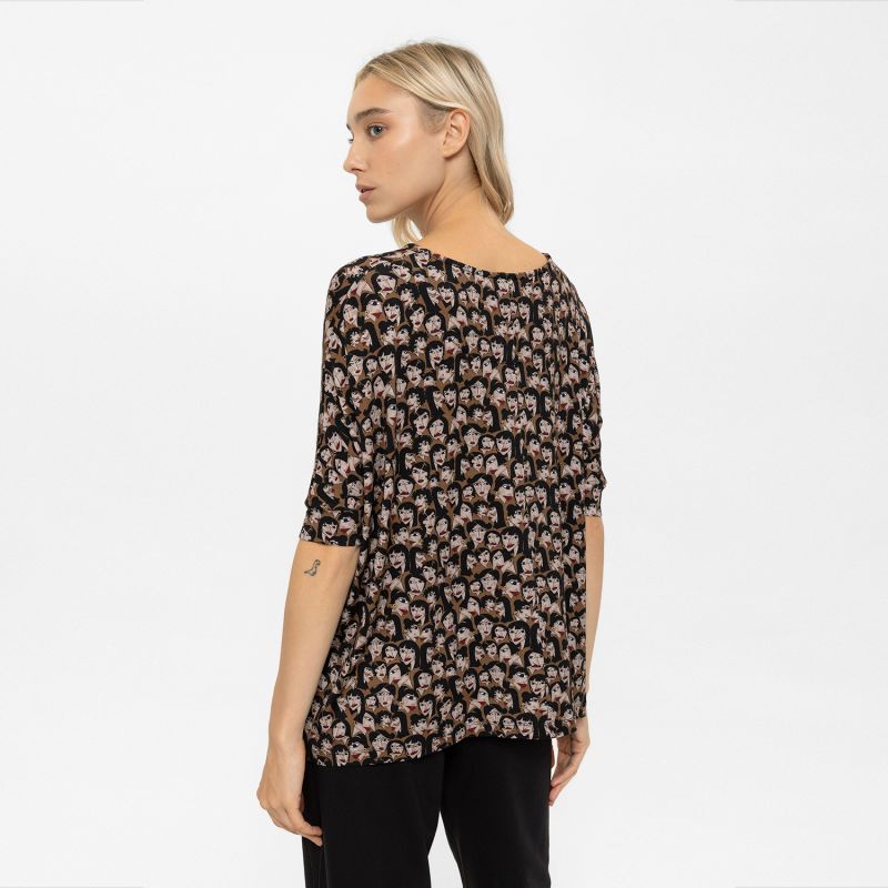 Cool Face Girls Print Oversize Blouse image