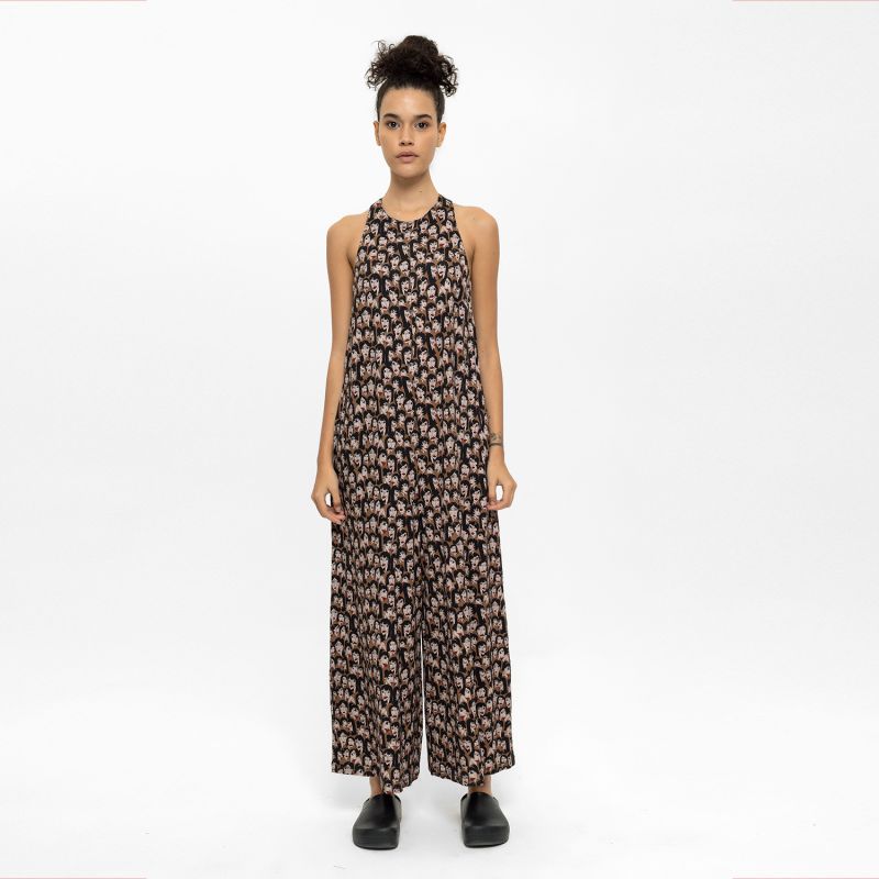 Cool Girls' Face Print Jumpsuit image