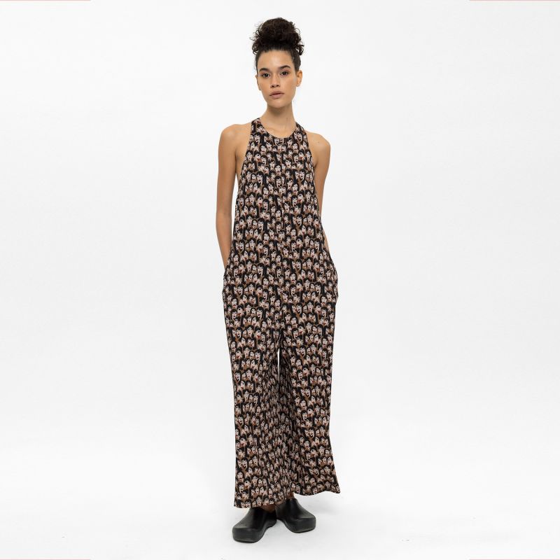 Cool Girls' Face Print Jumpsuit image