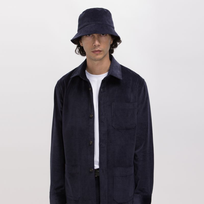 Corduroy Bucket Hat - Navy image