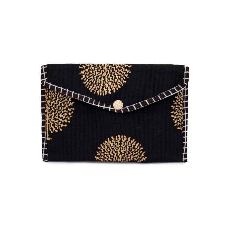 Cotton Clutch Bag In Midnight image