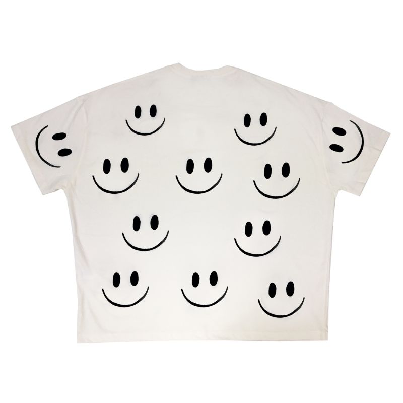 Off White Smiley Face T-Shirt image