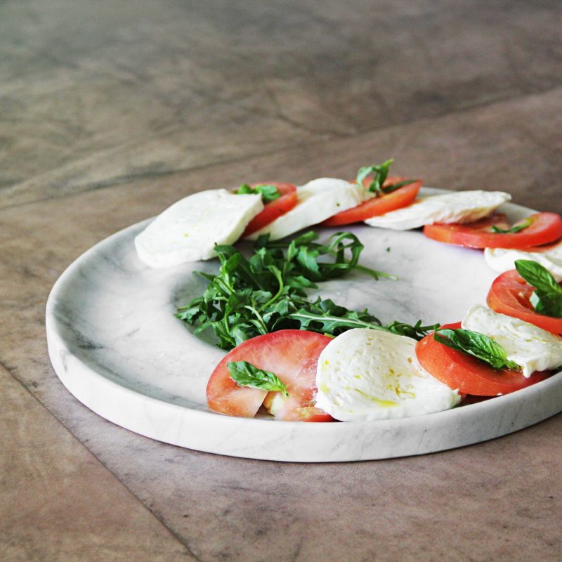 Ola Plate - White Marble image