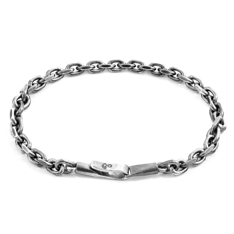 Halyard Single Sail Silver Chain Bracelet image