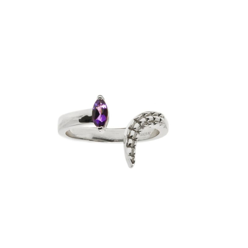 Croctail Ring- Amethyst, Silver image