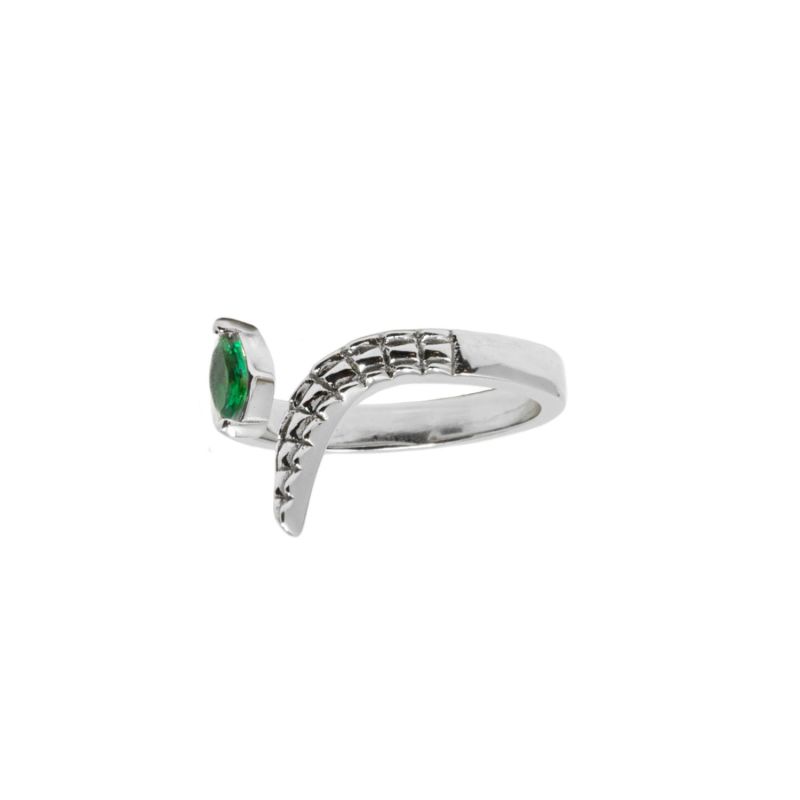 Croctail Ring- Green Spinel, Silver image