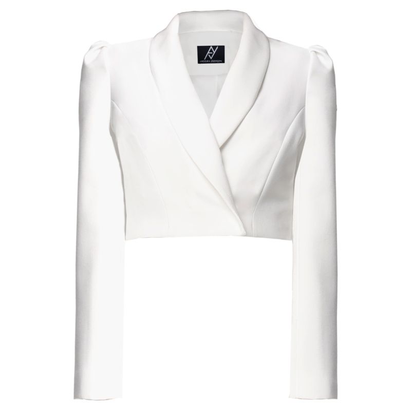 Cropped Blazer Sanremo Ivory image