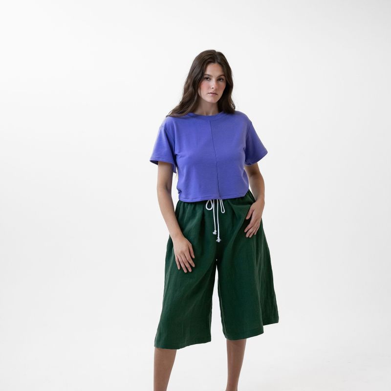 Cropped Box Top Tee - Veri Peri image