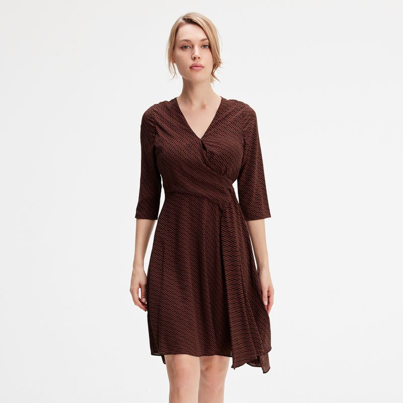 Rust skater dress hotsell