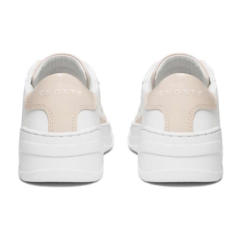 Crosty Onda Women s Designer Sneakers White Italian Leather