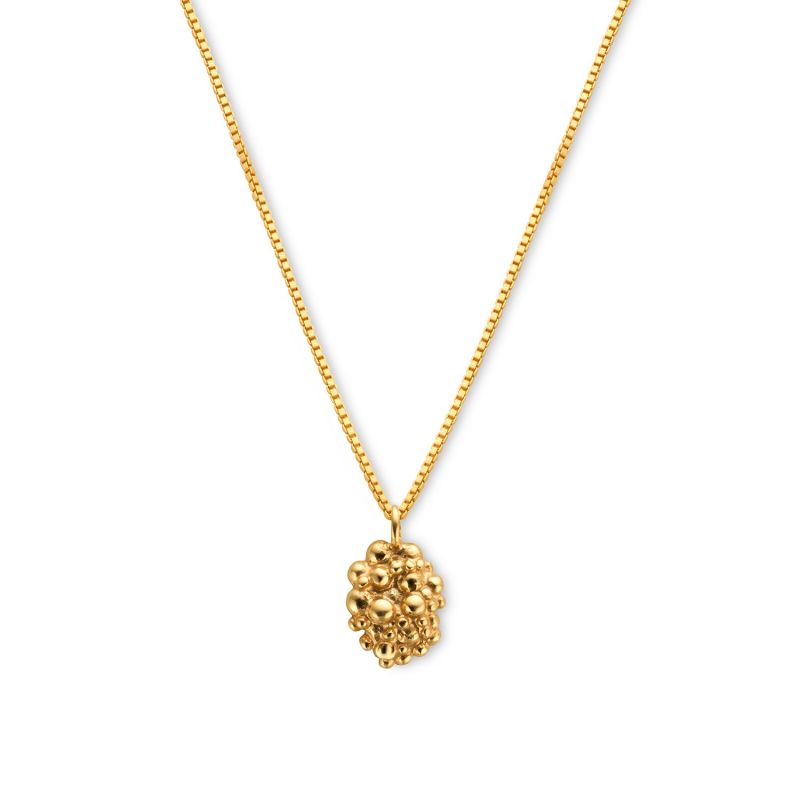 Céleste Deux Oval Necklace Gold image