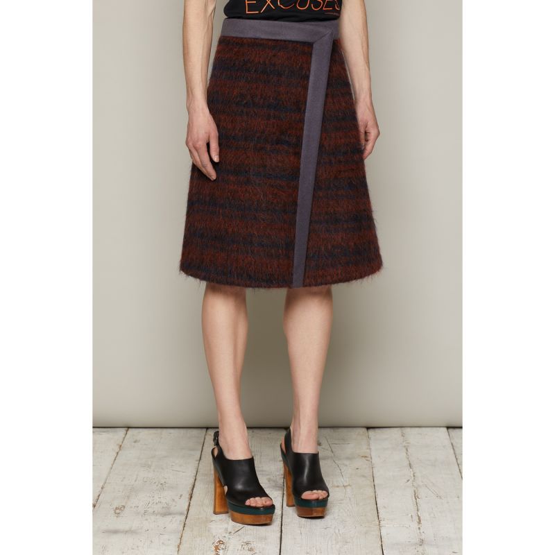 Wrap Binti Skirt In Wool image