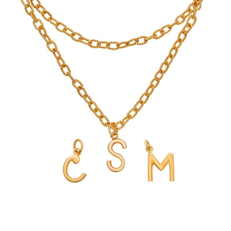 Monogramed Link Necklace image