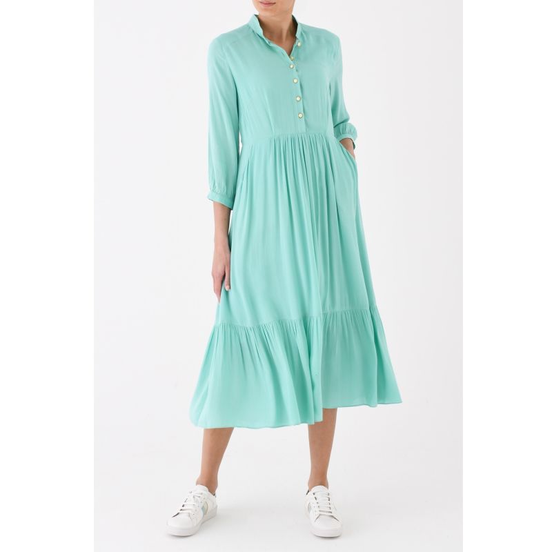 Anastasia Dress Pale Turquoise Rayon image