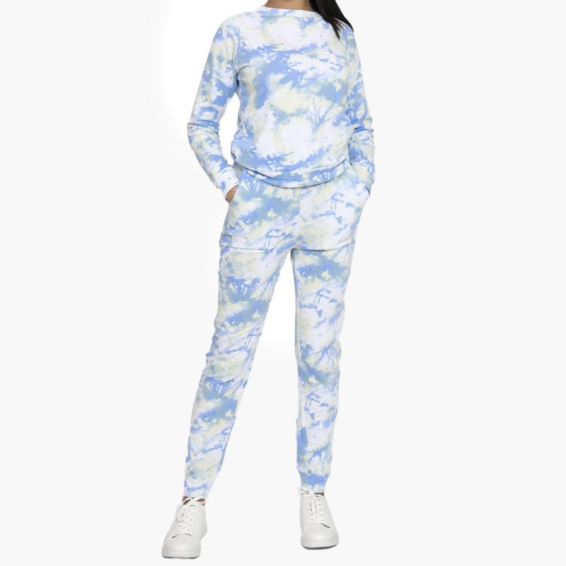 Cloud Tie-Dye Terry Sweat Suit image