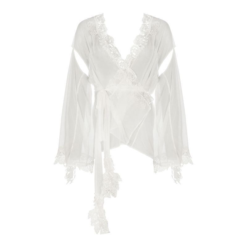 Limited Edition  Crystal Ivory Bisoux Bridal Kimono image