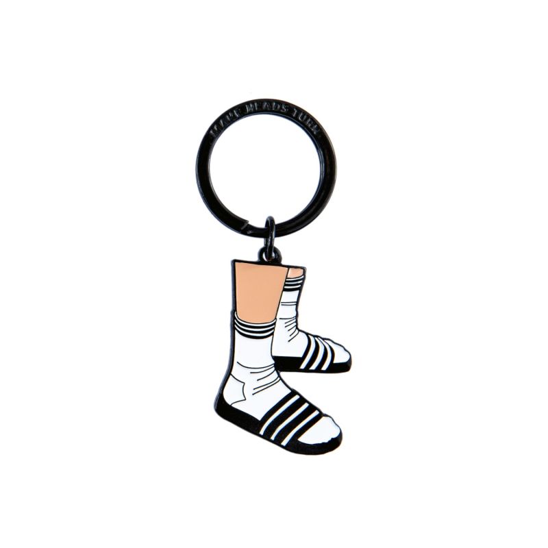 Enamel Keychain Socks & Slippers image