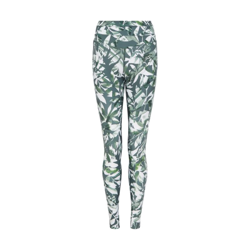 Cycad Recycled-Fabric Performance Leggings - Leaf Print image