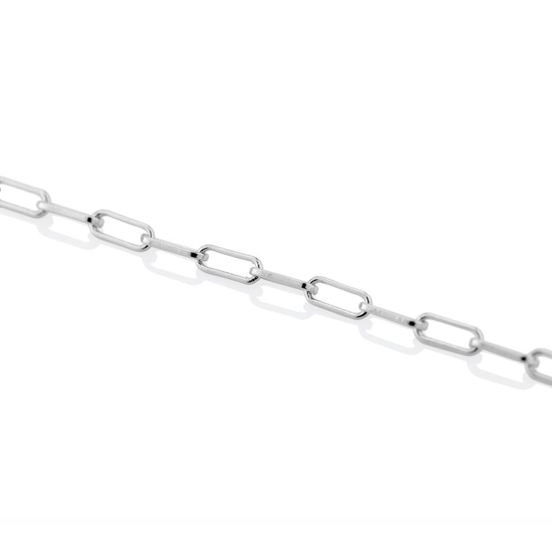 Paperclip Chain Bracelet (Silver) image