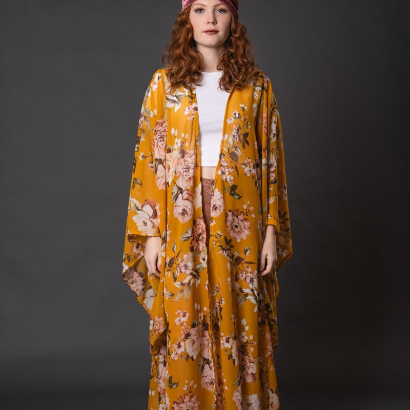 Saffron Blossom Kimono image