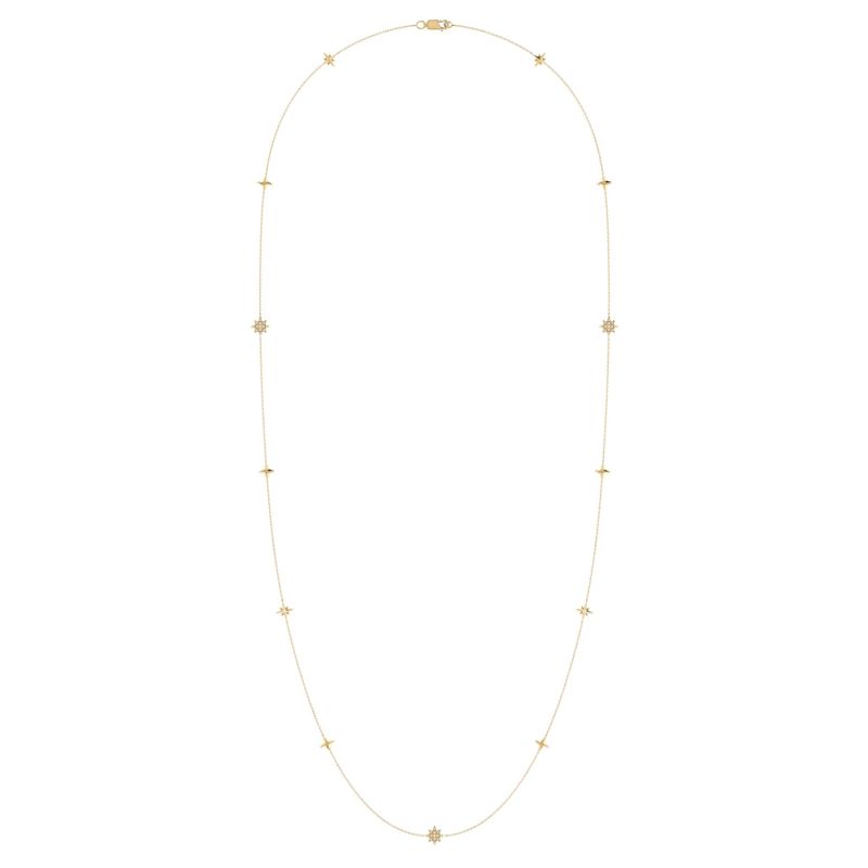 Starry Lane Opera Necklace In 14 Kt Yellow Gold Vermeil On Sterling Silver image