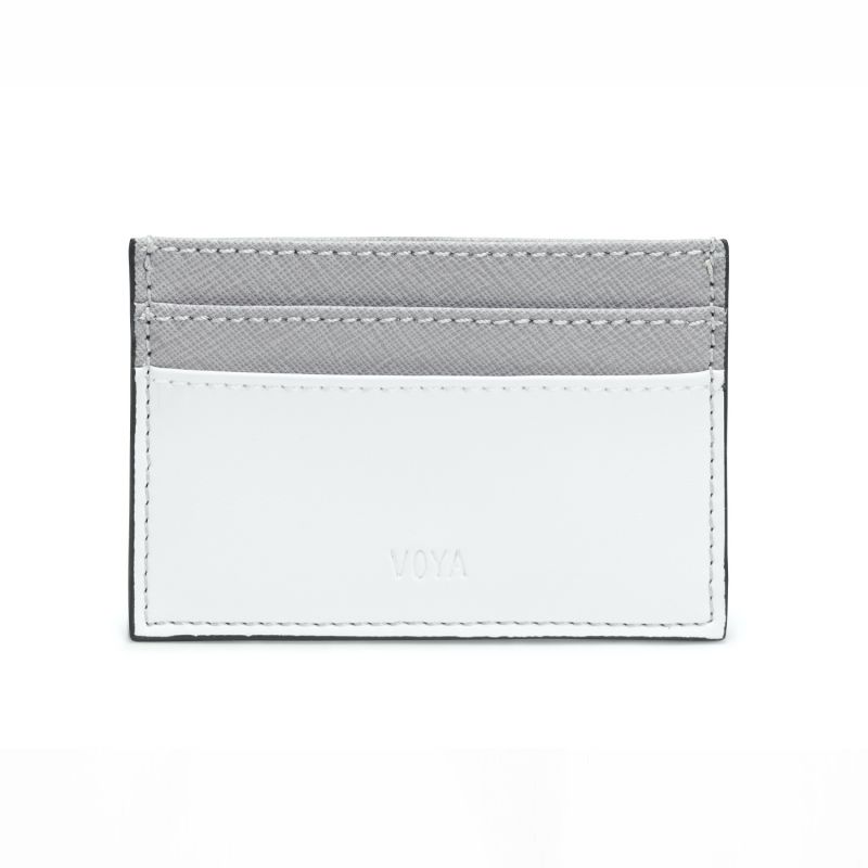 Leather Card Holder White image