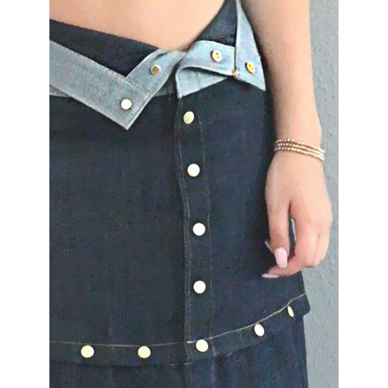 Gia Multi-Length Denim Skirt image