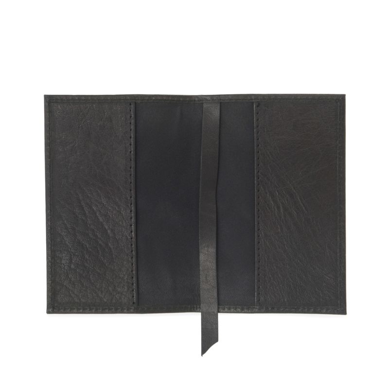 Classic Dark Brown Leather Passport Cover VIDA VIDA Wolf & Badger