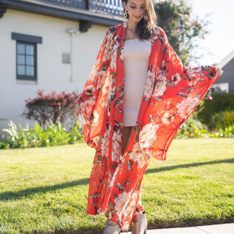 Tahiti Blossom Kimono image