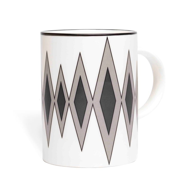 Diamond Black/Grey Mug image