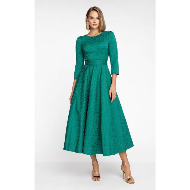 Jacquard Dress Alyzee Green image