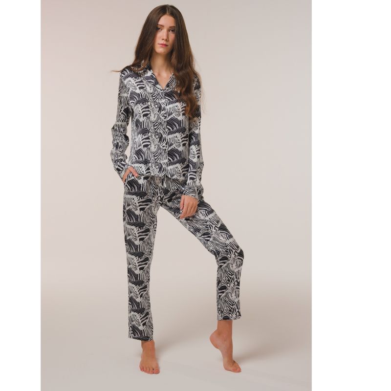 Zebra 100% Silk Pyjama Set image