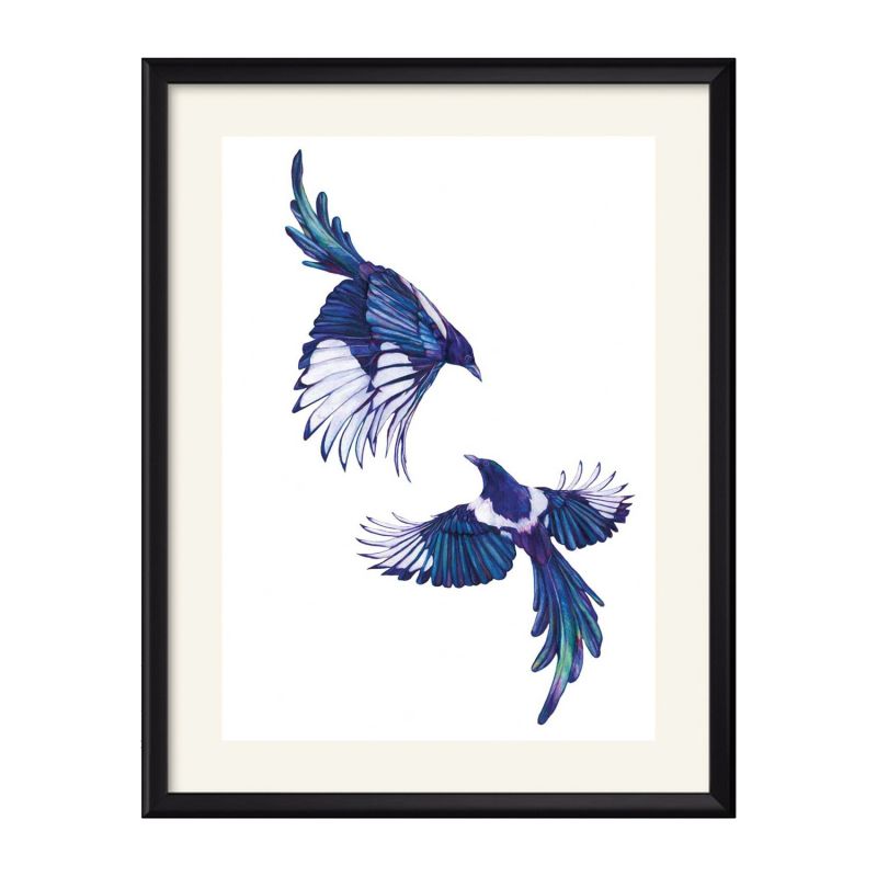 Magpies Art Print image