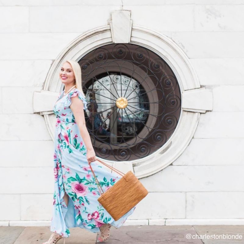 Harper Tote - Signature Palm Leaf image