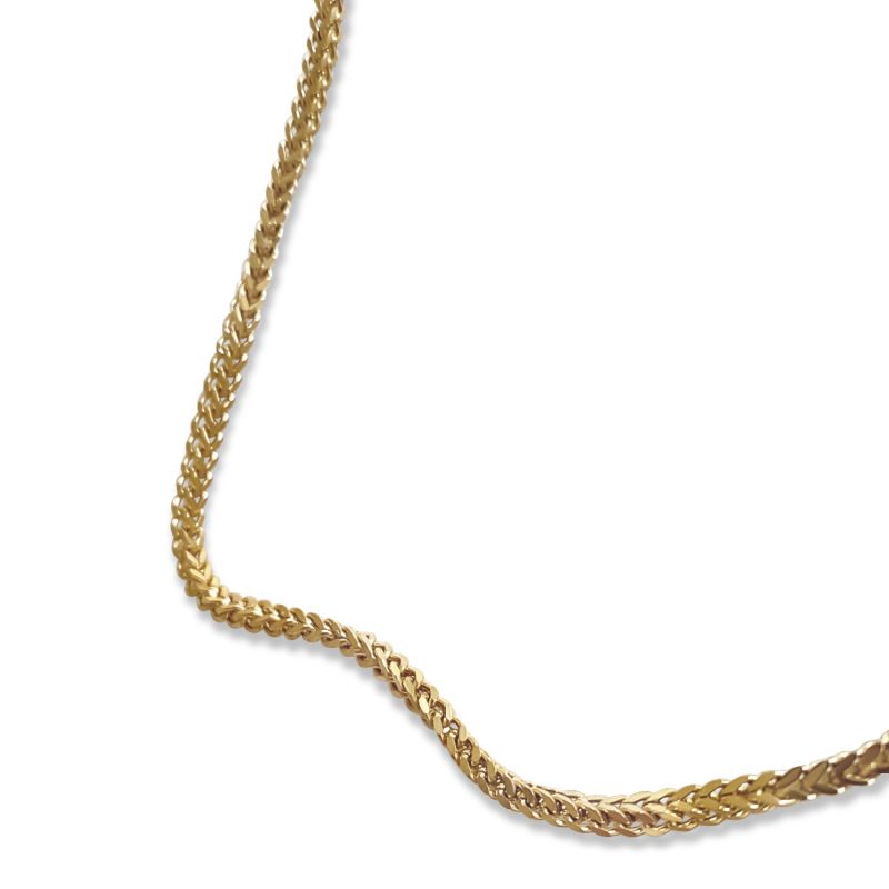 Dainty Square Edge Necklace by Anisa Sojka