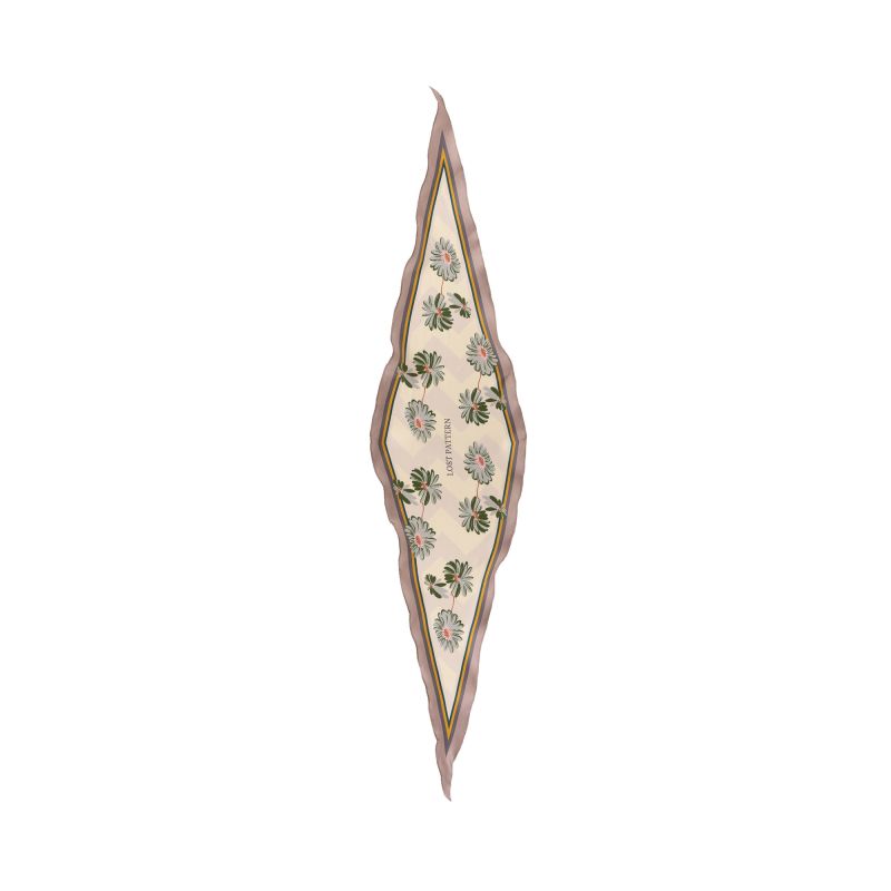 Daisy Silk Diamond Neckerchief image