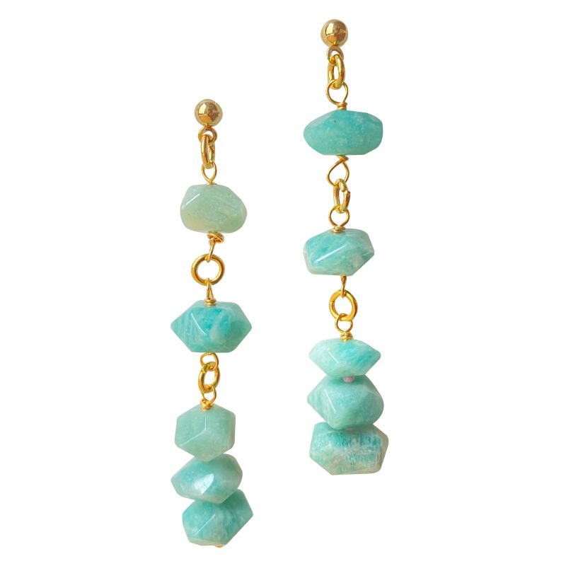 Dangle Aventurine Earrings Athens image