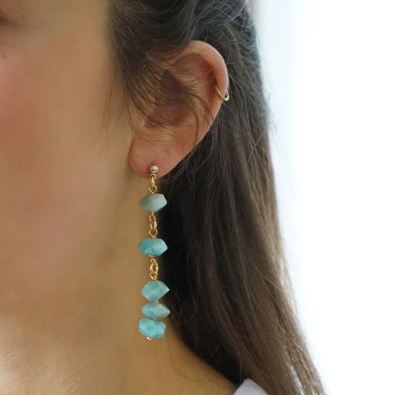 Dangle Aventurine Earrings Athens image