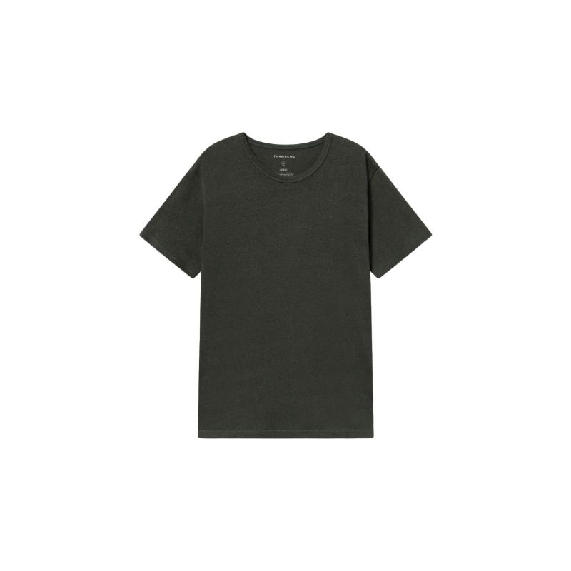 Dark Green Thick Hemp T-Shirt image