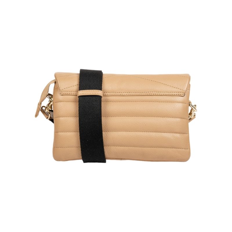 Darlo Mini Cross Body- Taupe Soft Grained Dollaro Leather image